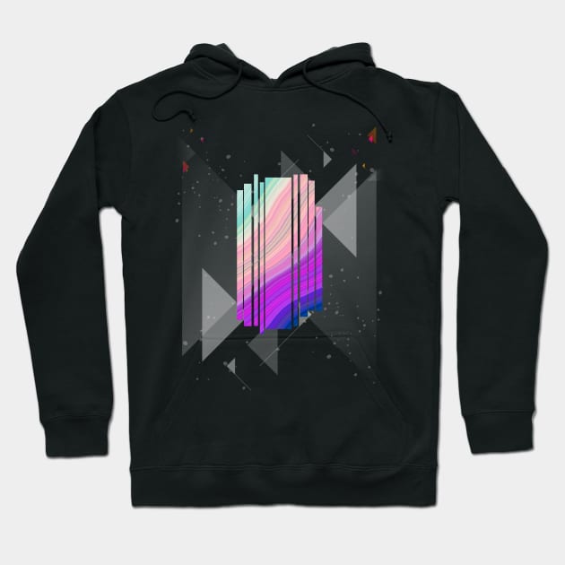 Abstract cyberpunk Hoodie by Studio468